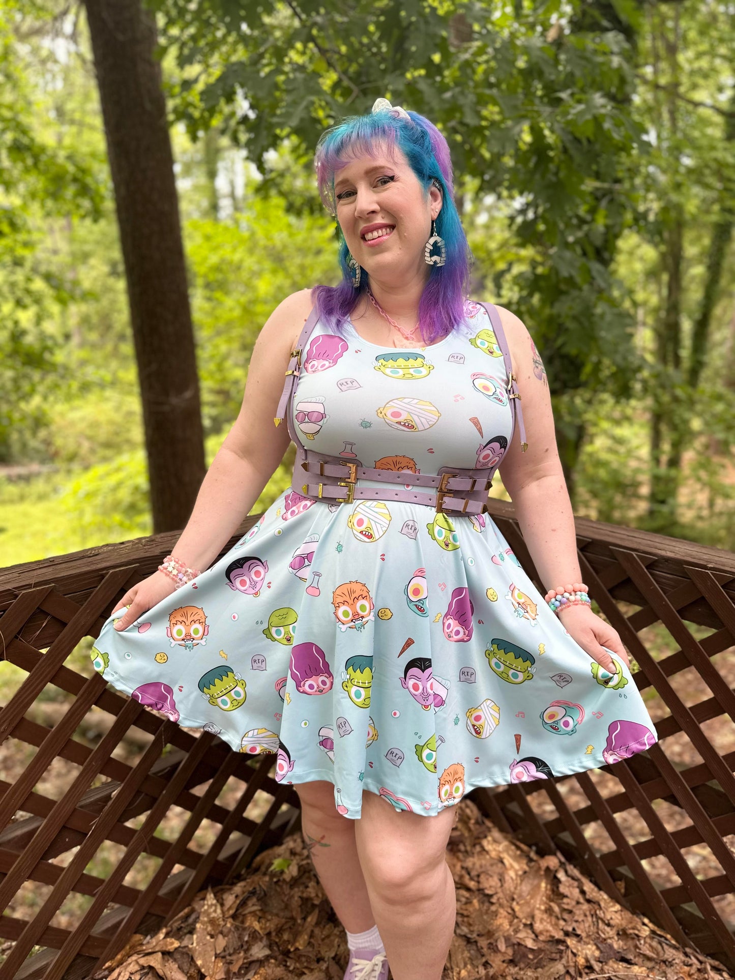 LAST CHANCE!- Monster dress in blue
