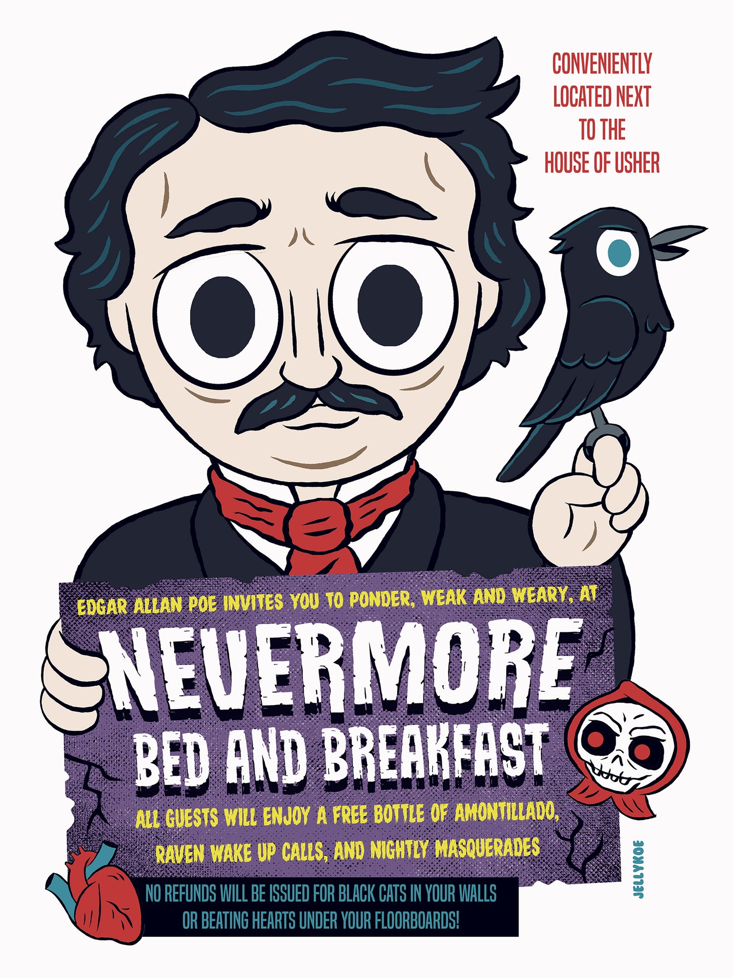 “Nevermore" 12 x 16 poster print