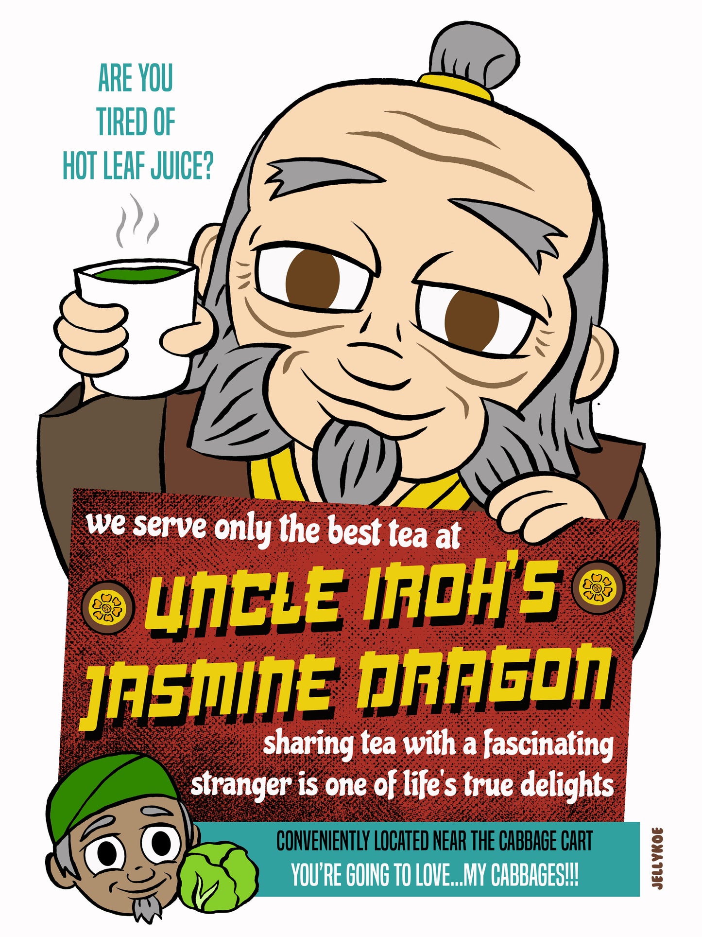 “Jasmine Dragon" 12 x 16 poster print