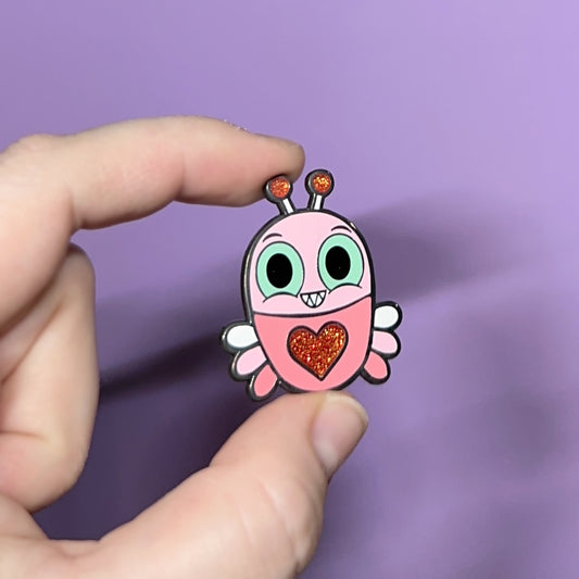 "Lovebug" hard enamel pin
