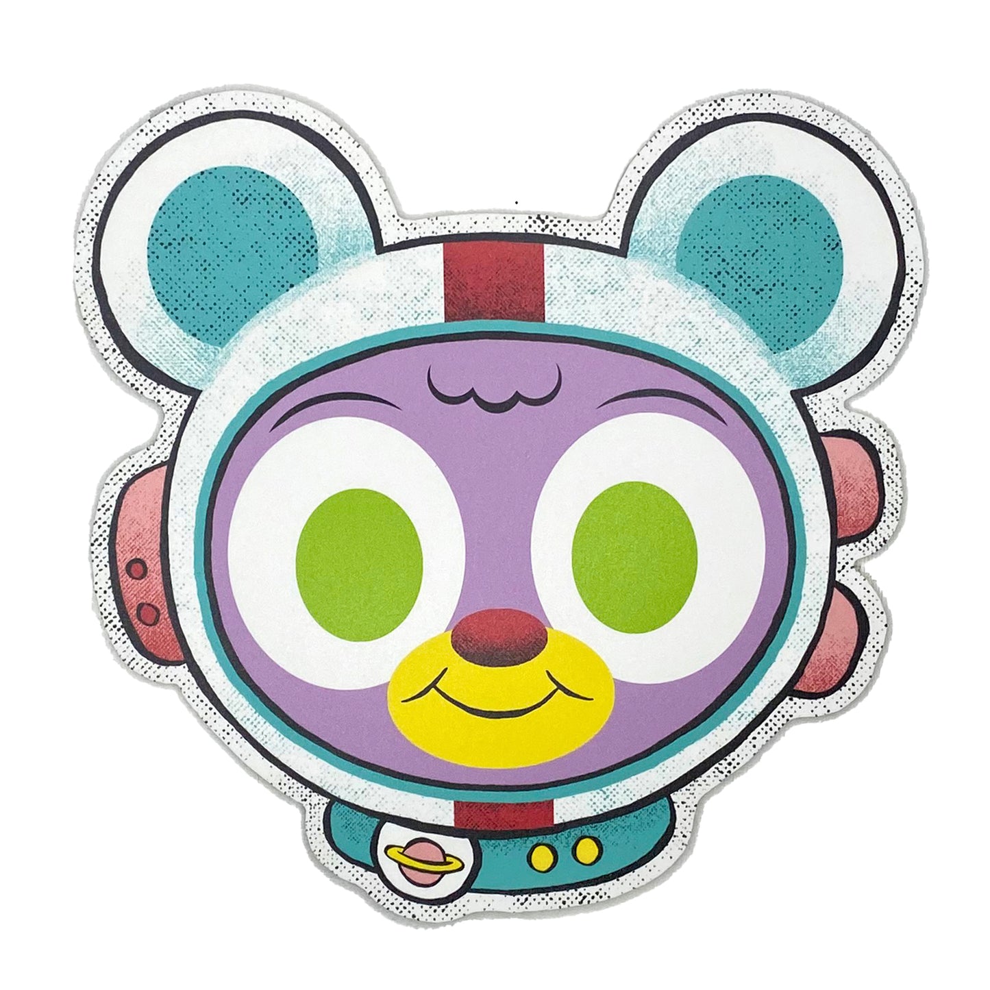 "Astro Bear" cutout print