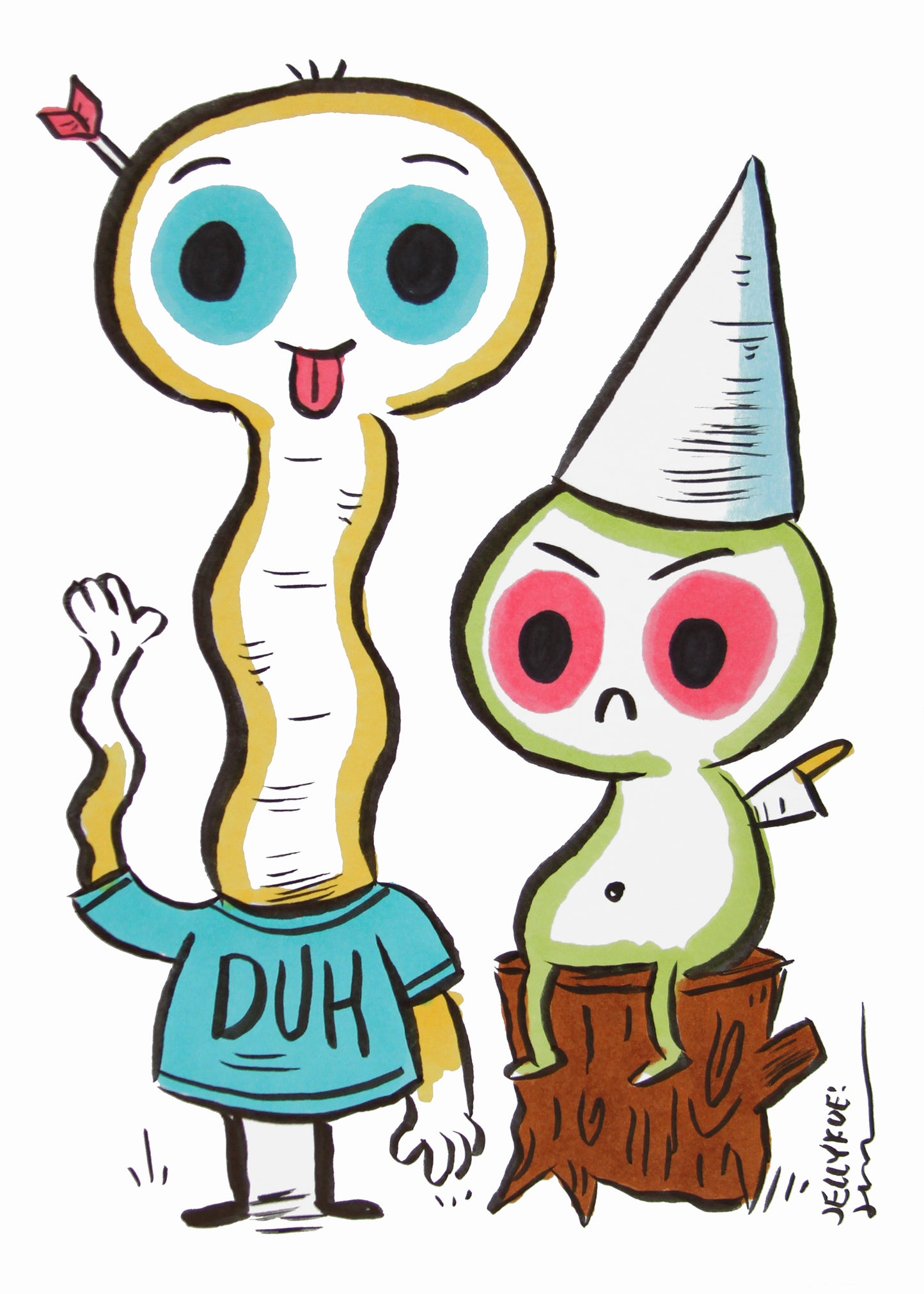 "Brainiacs" original drawing