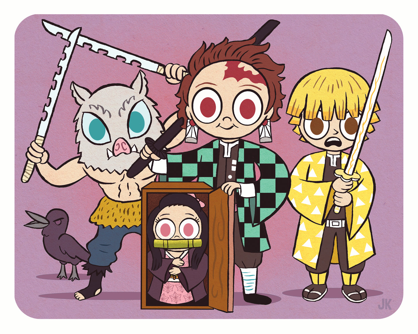 "Demon Slayer" 8 x 10 art print