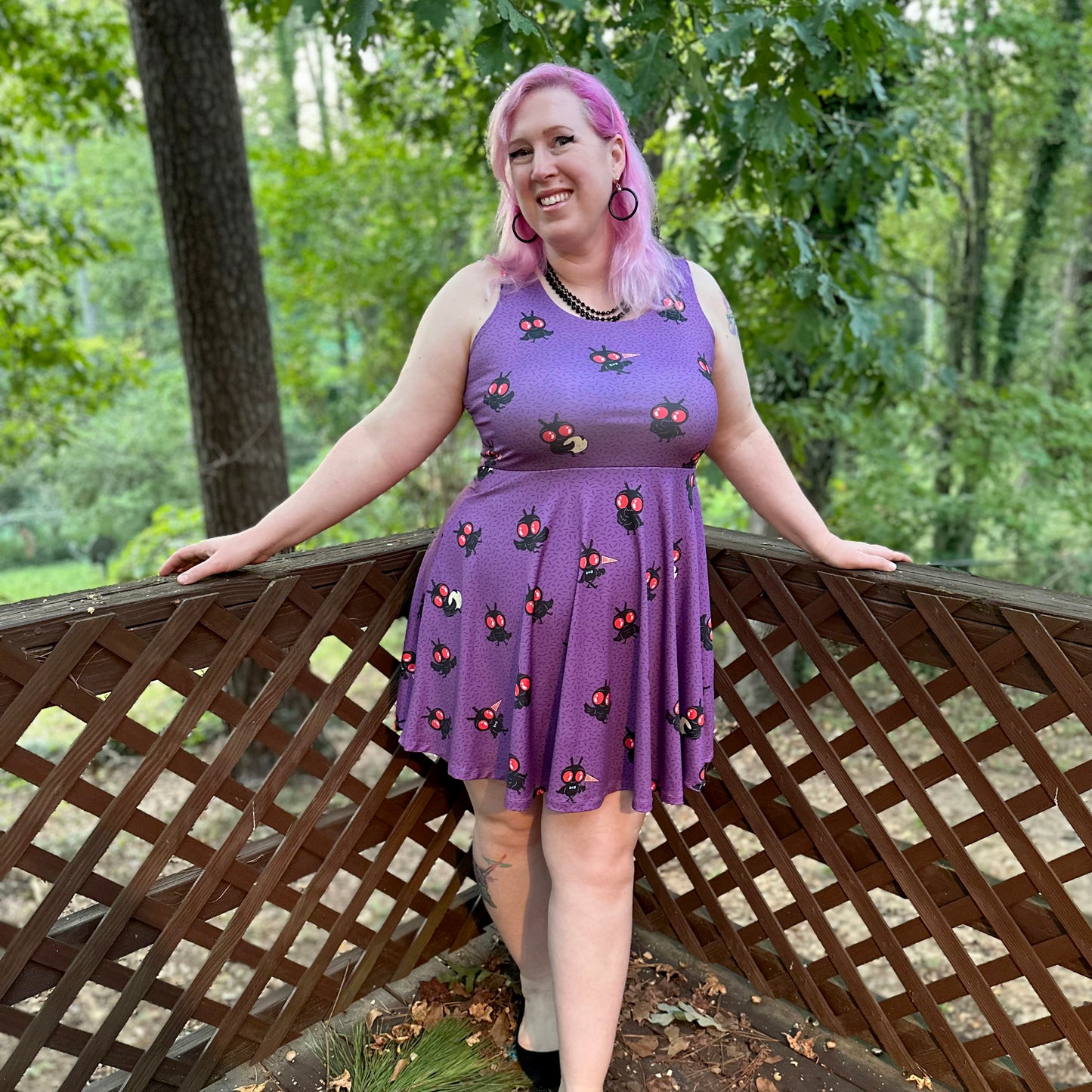 Mothman skater dress