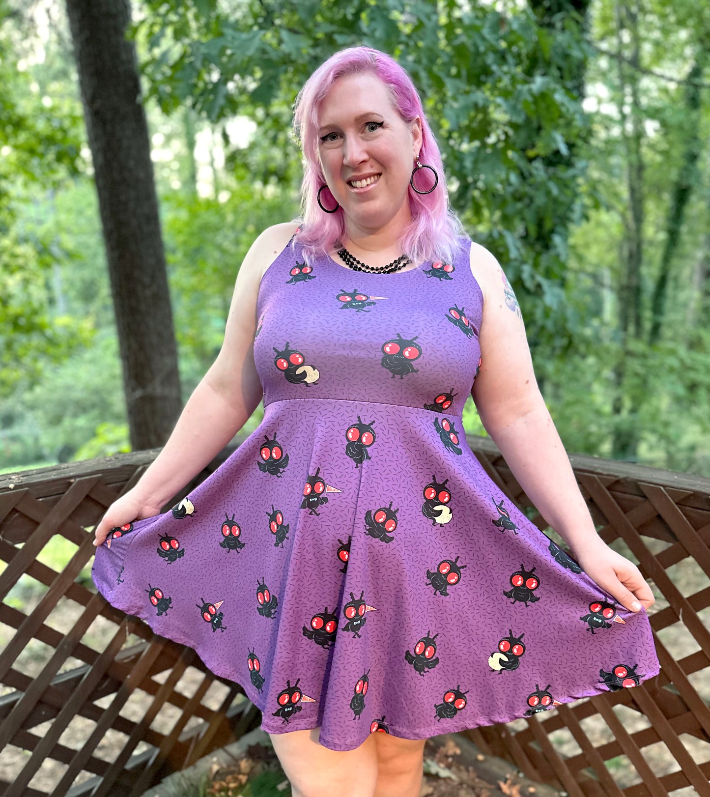 Mothman skater dress