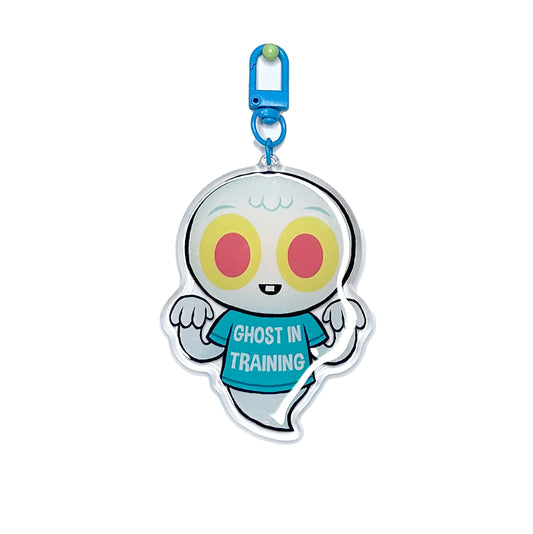 Ghost in Training acrylic keychain