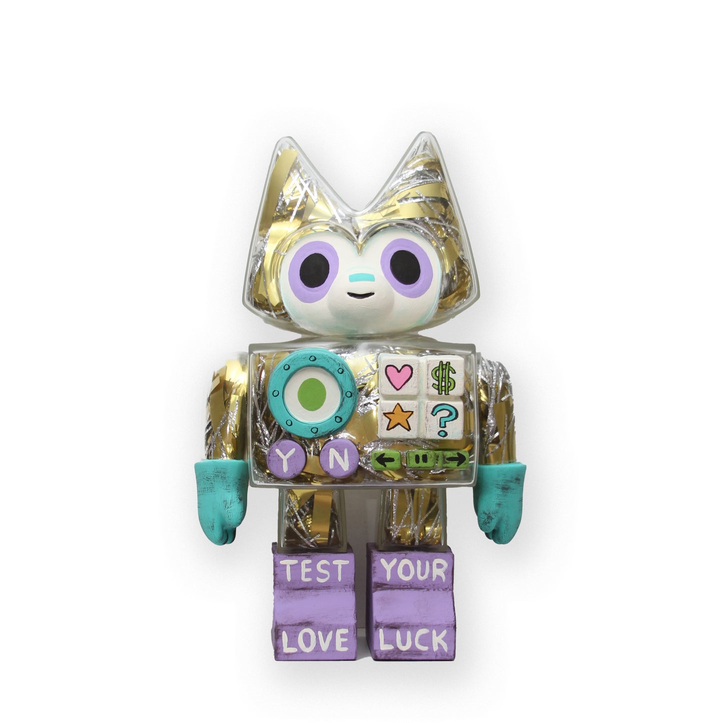 FortuneBot- Jellykoe x Chompton OOAK vinyl figure