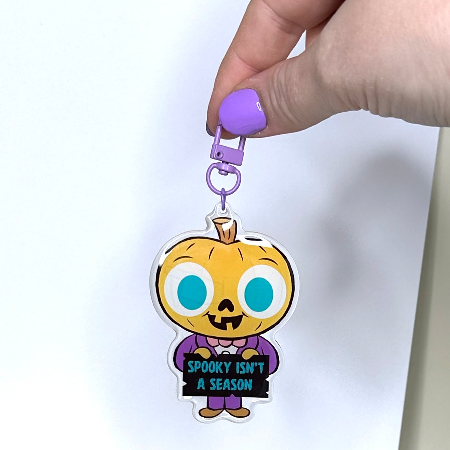 "Spooky Season" acrylic keychain
