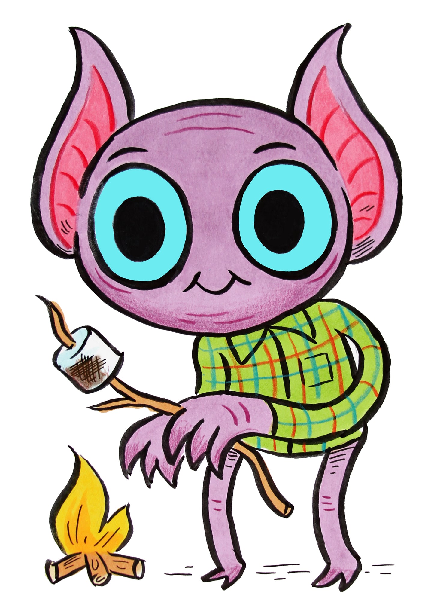 "Hopkinsville Goblin" 5x7 print