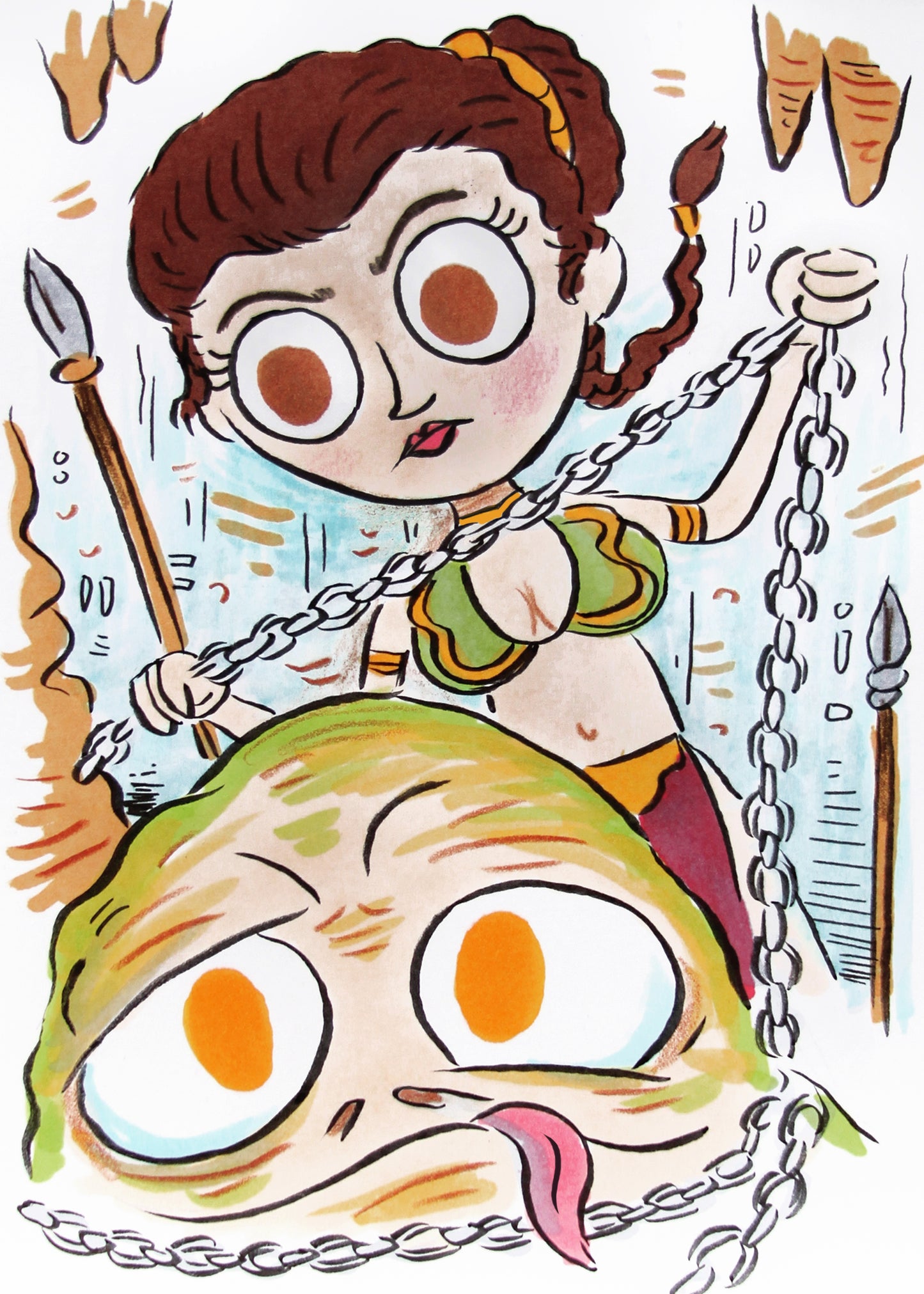 ”Don't Choke" 5 x 7 print