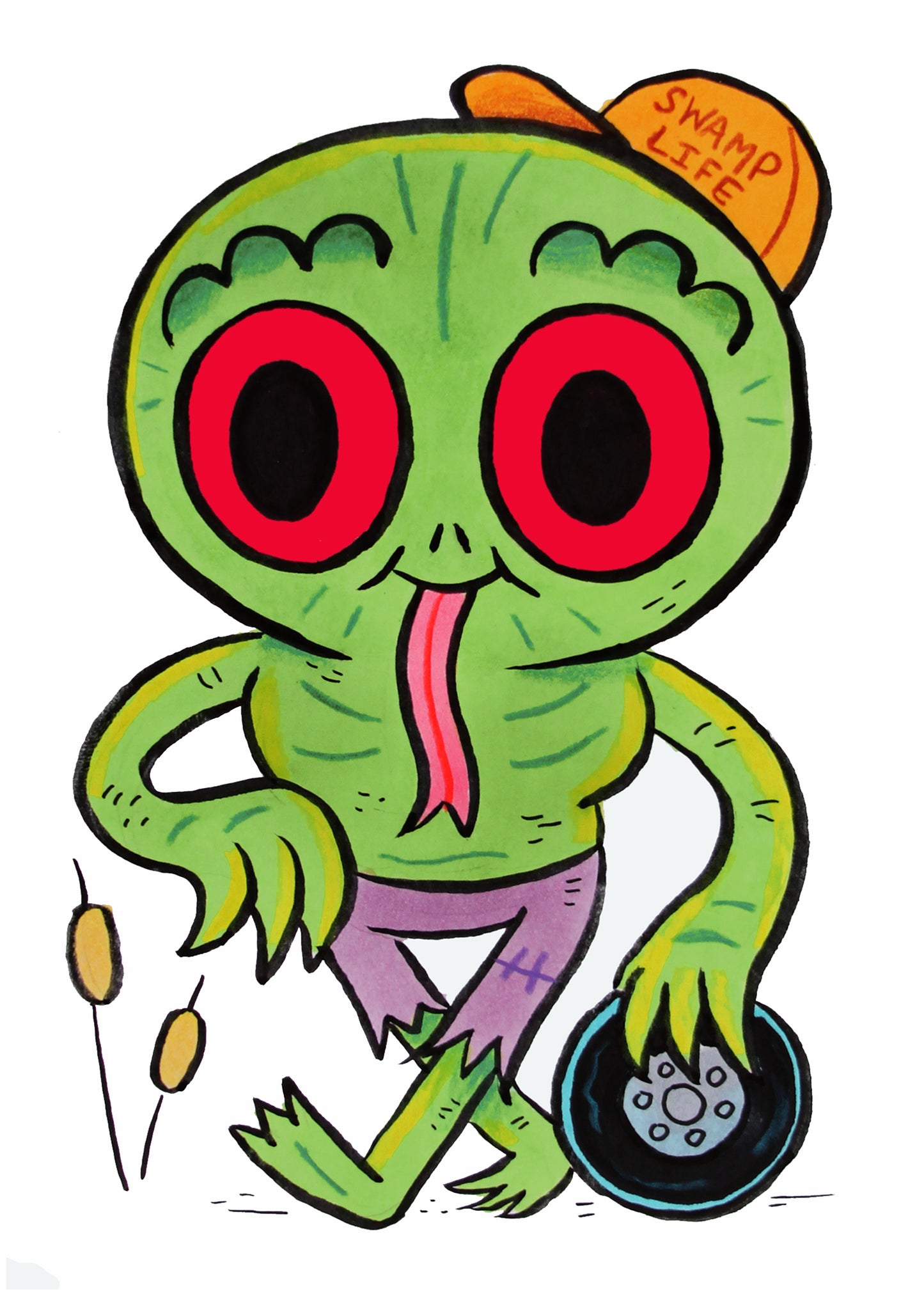 "Lizardman" 5x7 print