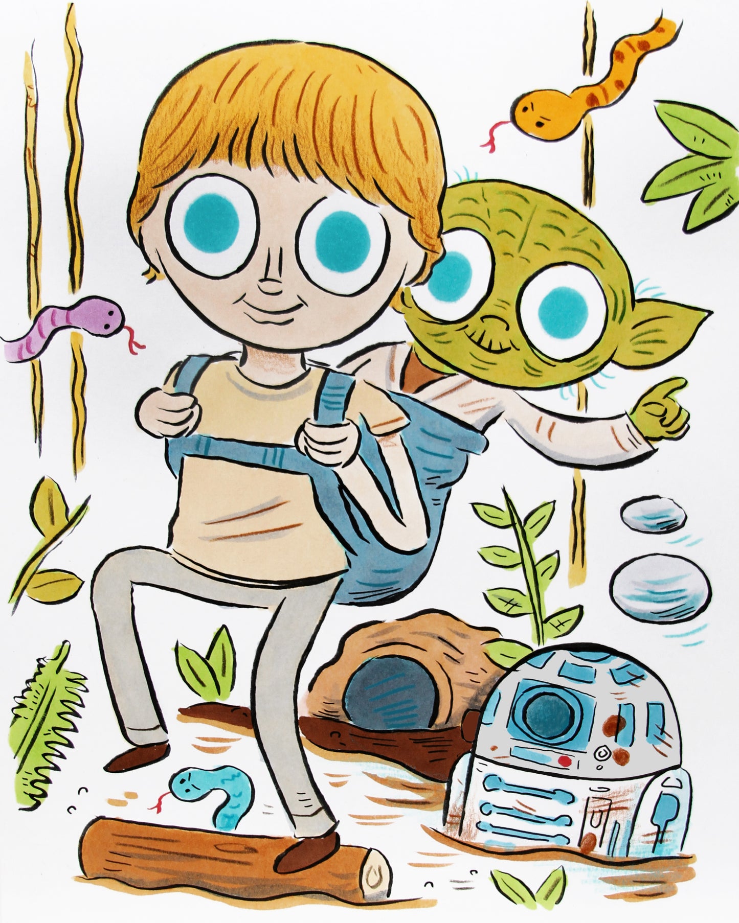 ”I Can be Your Backpack" 8 x 10 print