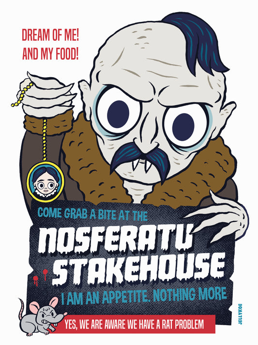 “Nosferatu Stakehouse" 12 x 16 poster print