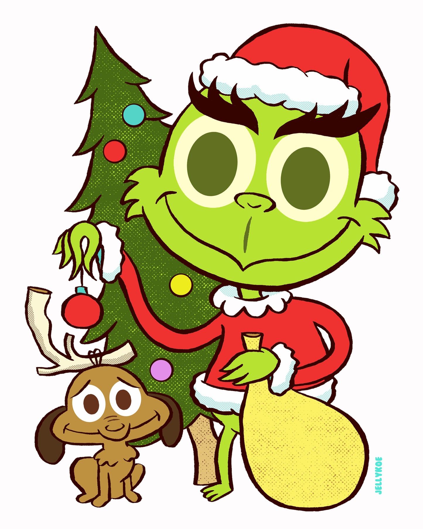 "Stealing Christmas" 8 X 10 print