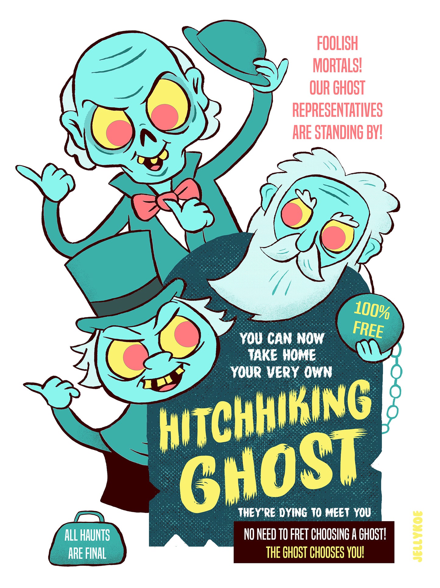 "Foolish Mortals" 12 X 16 poster