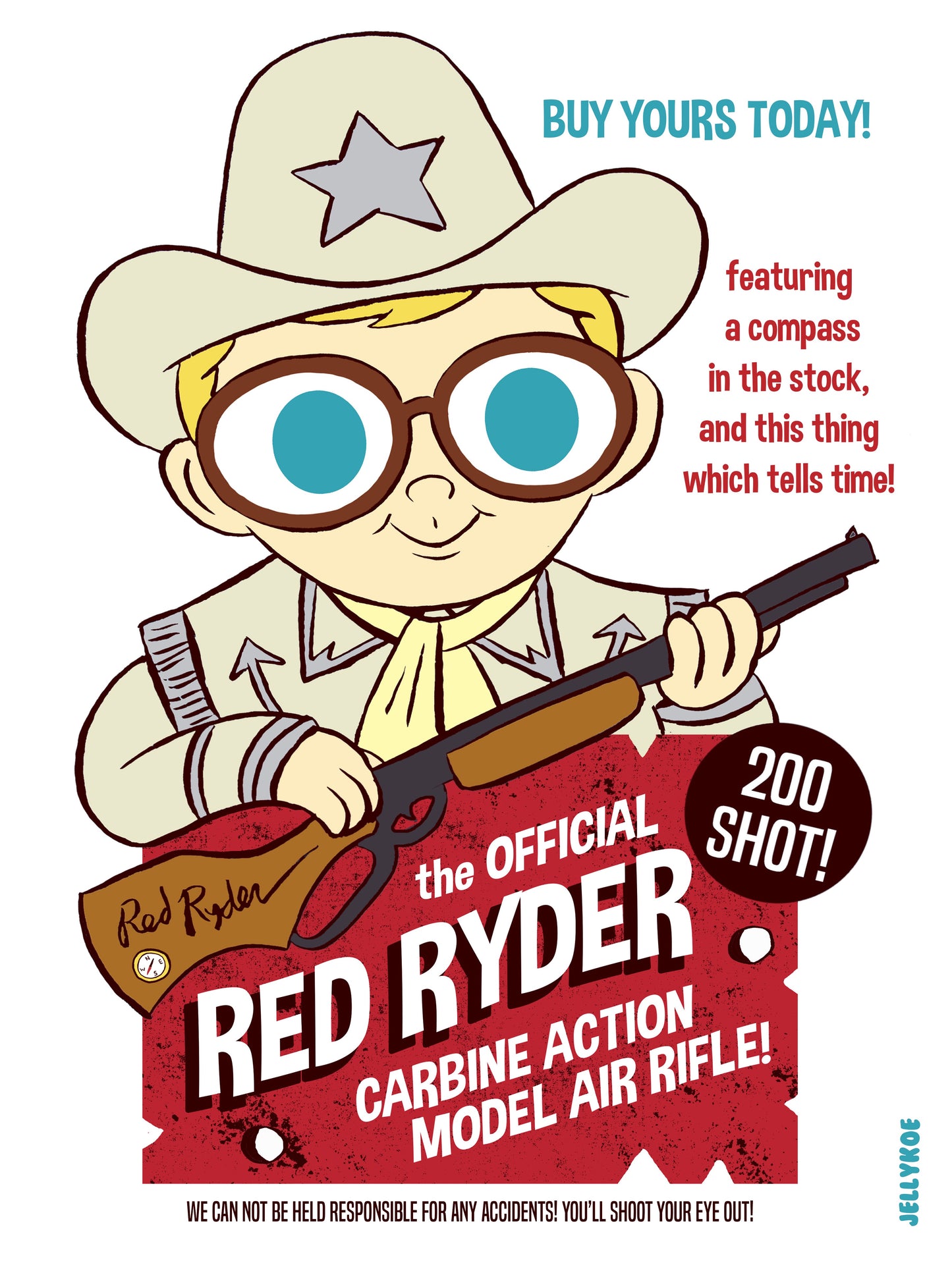 “You’ll Shoot Your Eye Out" 12 x 16 special edition poster print