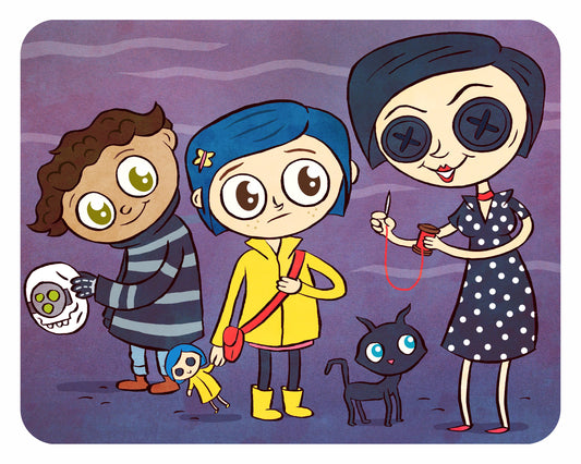 "Coraline" 8 x 10 art print