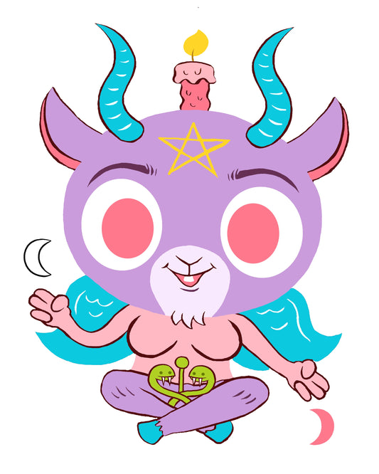 "Baphomet" 8 x 10 art print