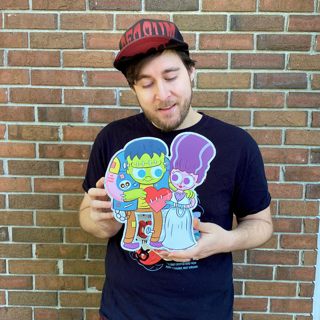 "Made for Each Other" cutout print