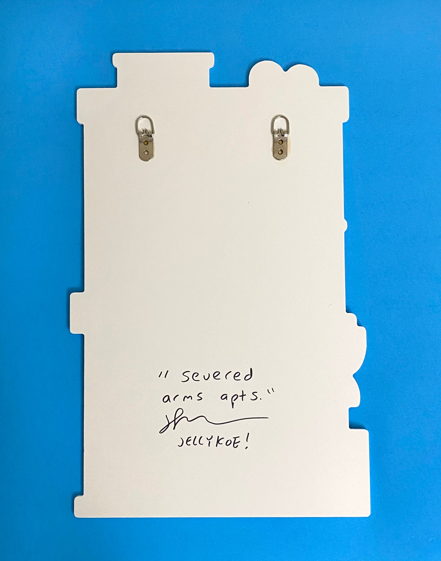 "Severed Arms Apartment" cutout print