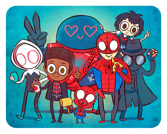 "Spider Squad" 8 x 10 art print