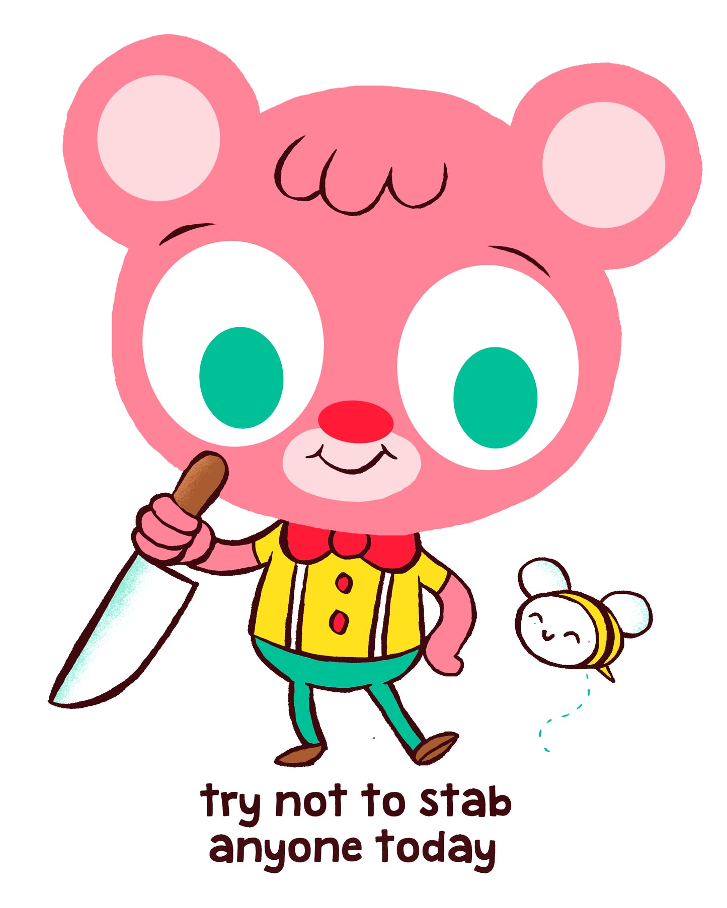 "Stabbington Bear" 8 x 10 limited edition print