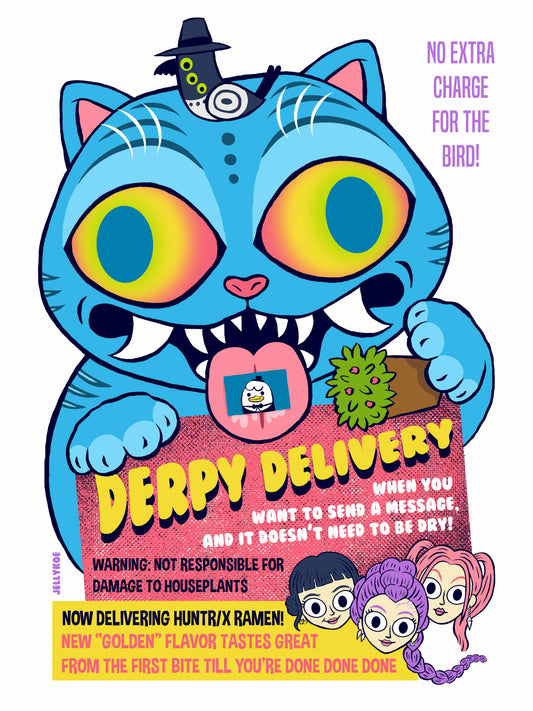 “Derpy Delivery" 12 x 16 poster print