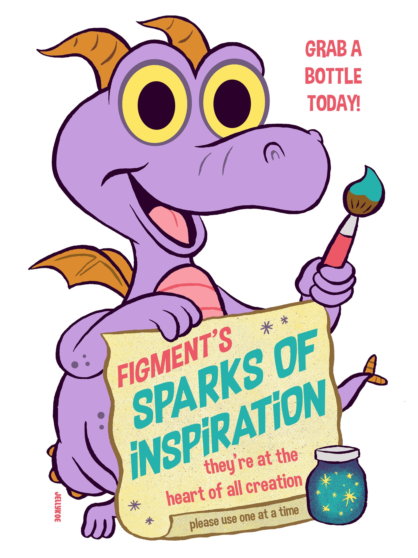 “Sparks of Inspiration" 12 x 16 poster print