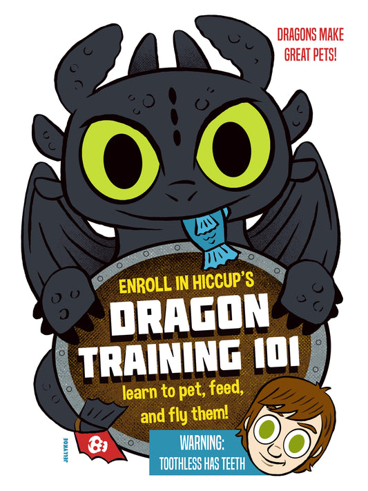 “Dragon Training 101" 12 x 16 poster print
