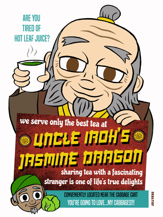 “Jasmine Dragon" 12 x 16 poster print