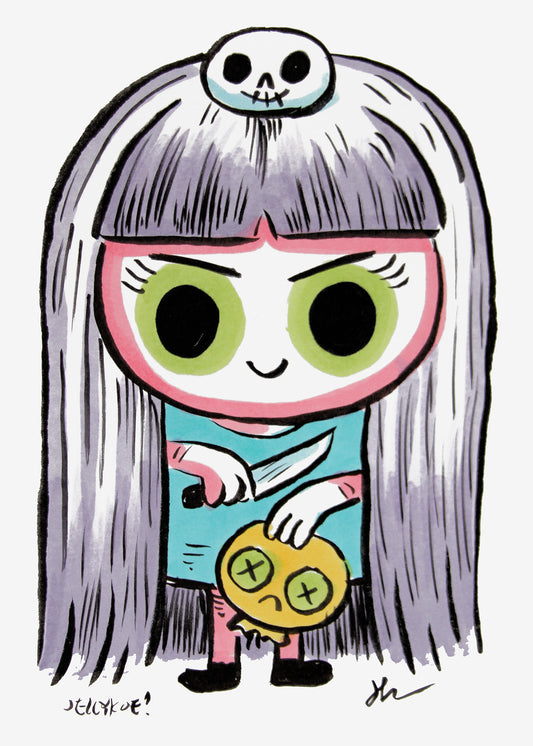 "Badeline" original drawing