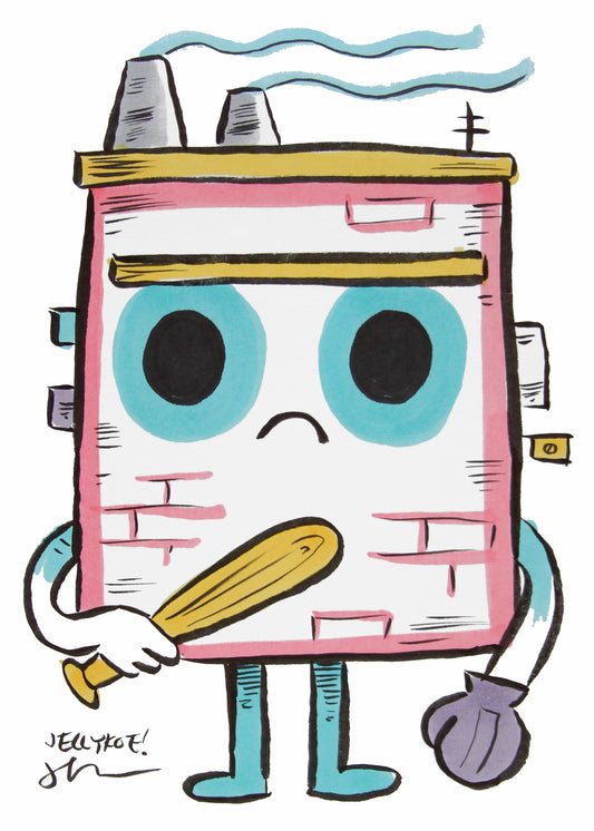 "Bad Factory" original drawing