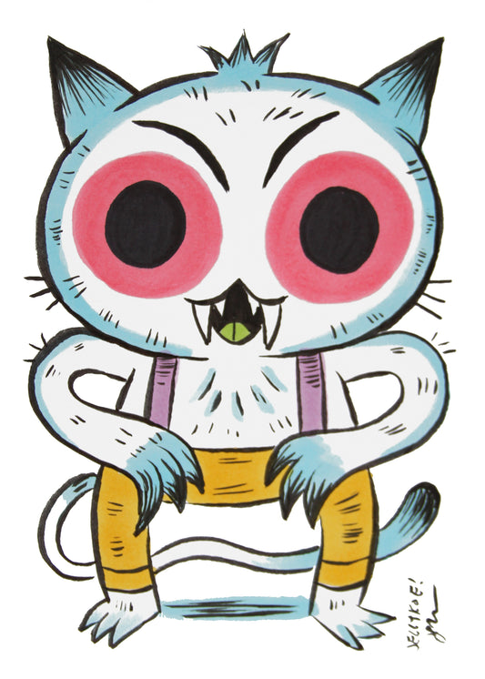 "Bakeneko" original drawing