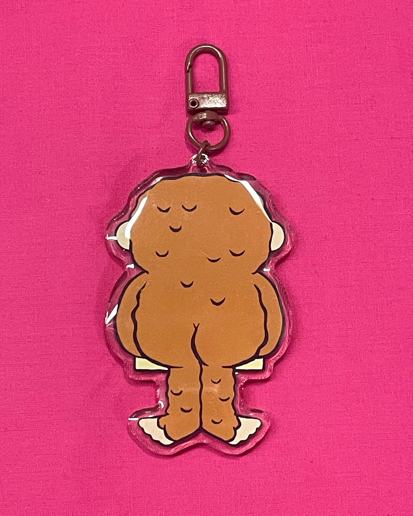 "Bigfoot" acrylic keychain