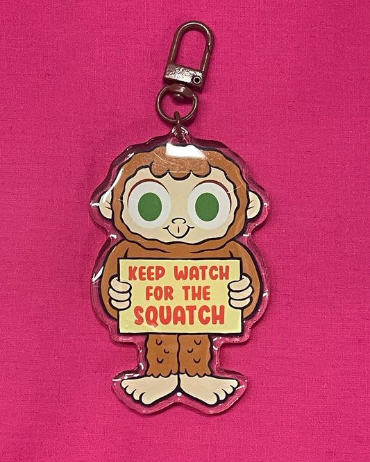 "Bigfoot" acrylic keychain