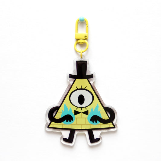 "Bill Cipher" acrylic keychain