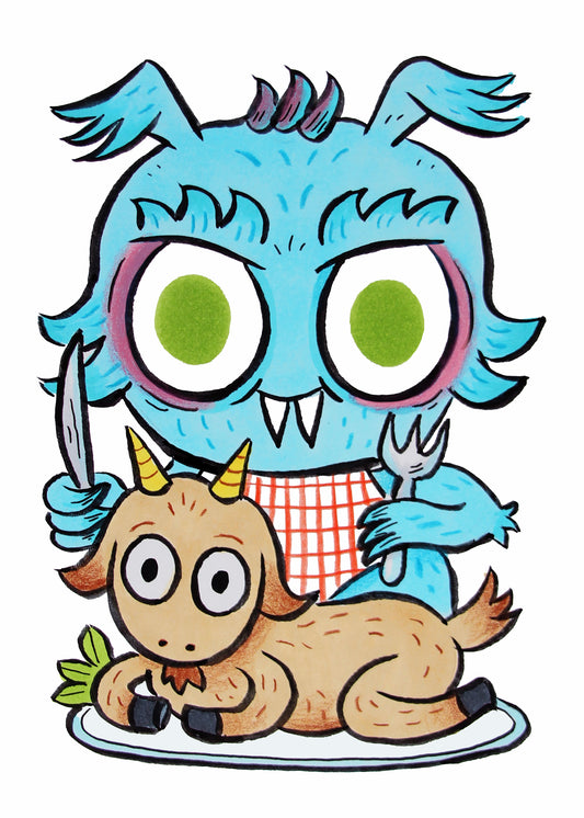 "Chupacabra" 5x7 print
