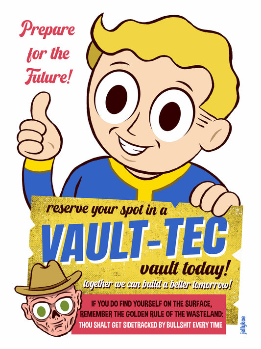 "Welcome to the Wasteland" 12 x 16 poster print
