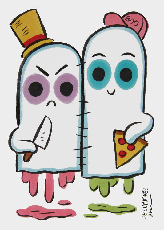 "Ghost Pals" original drawing