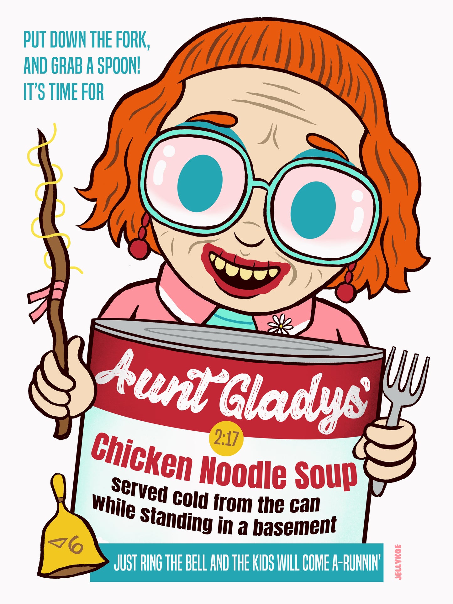 “Aunt Gladys" 12 x 16 poster print