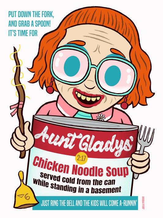 “Aunt Gladys" 12 x 16 poster print