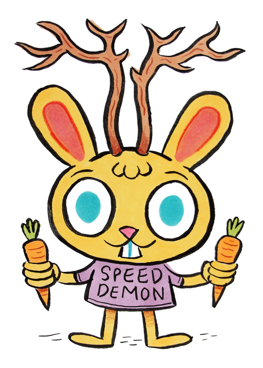 "Jackalope" 5x7 print