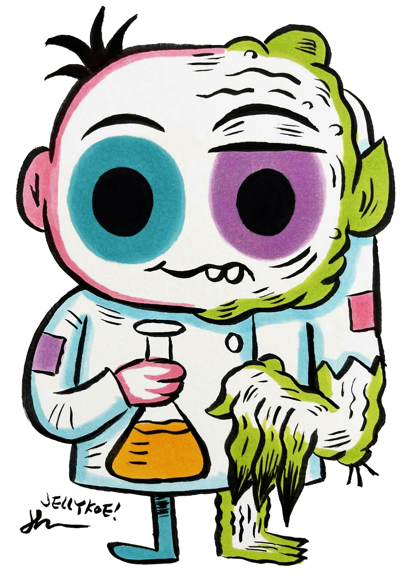 "Laboratory" original drawing