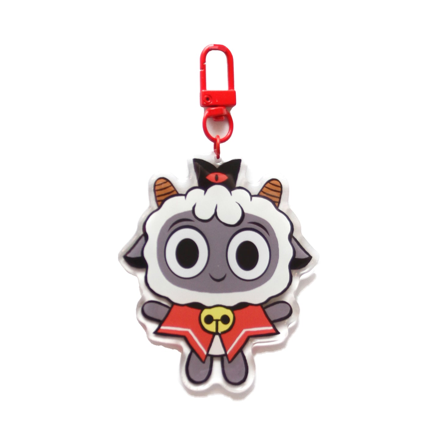 "Cult of the Lamb" acrylic keychain
