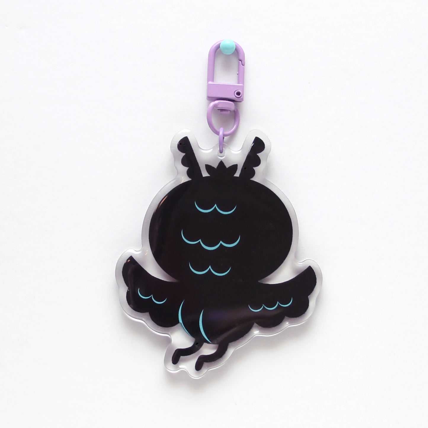 Mothman acrylic keychain