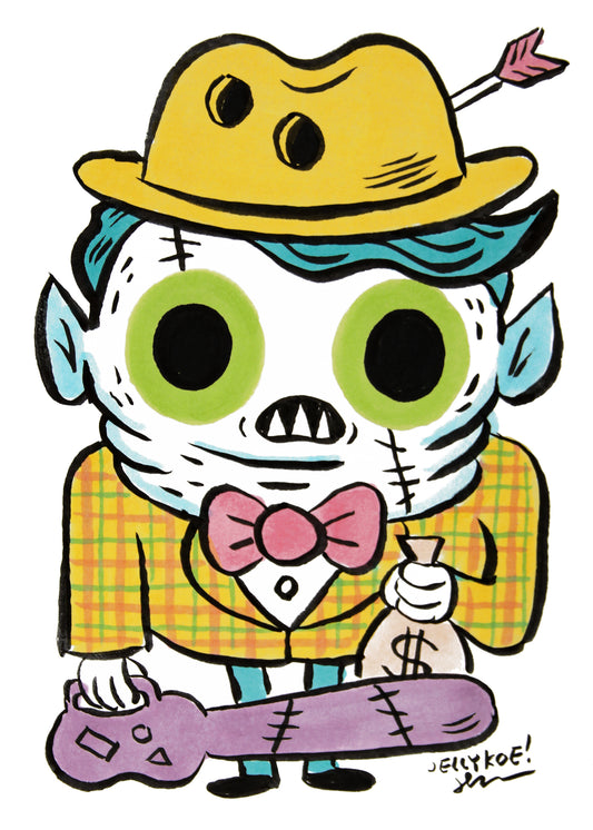 "Monster Mobster" original drawing