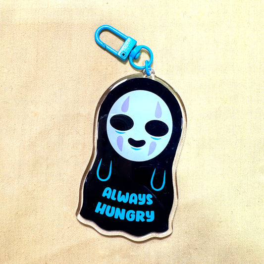 "No-Face" acrylic keychain