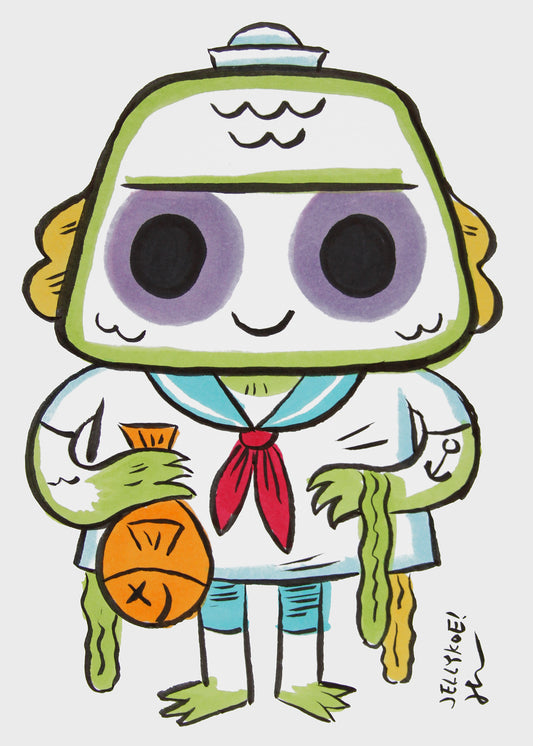 "Sailor Creature" original drawing