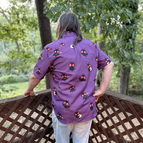 Mothman button down shirt