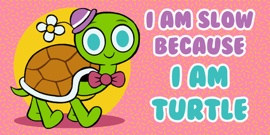 Turtle Bumper sticker
